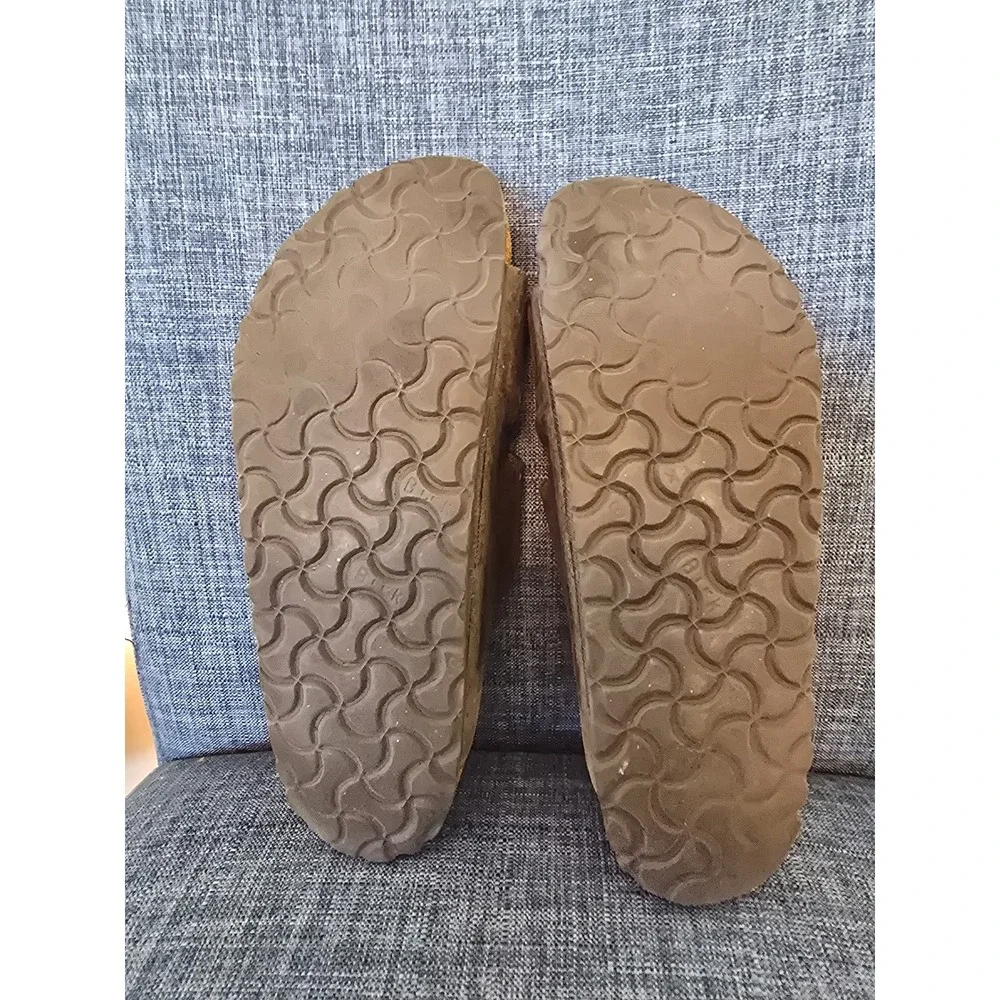 Birkenstock Arizona Tobacco Brown Oiled Leather Sandals Mens 39 L8 M6